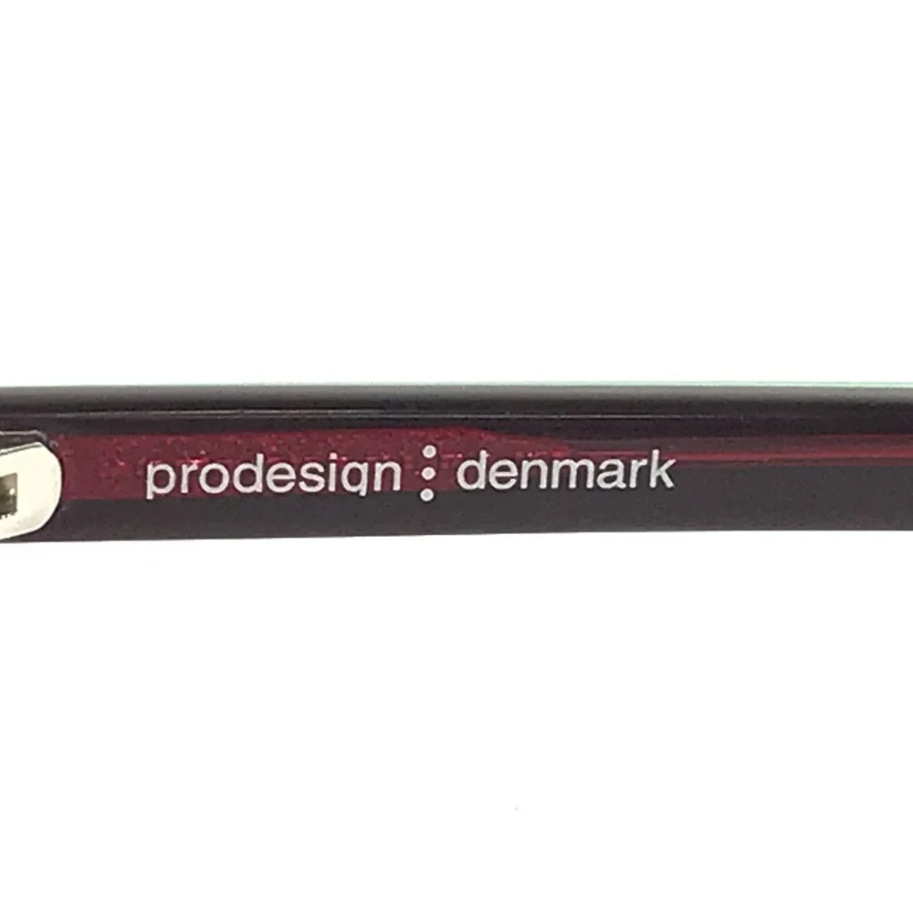 Prodesign Denmark Eyeglasses Frames c.3832 GI Blue Red Rectangular 55-15-140
